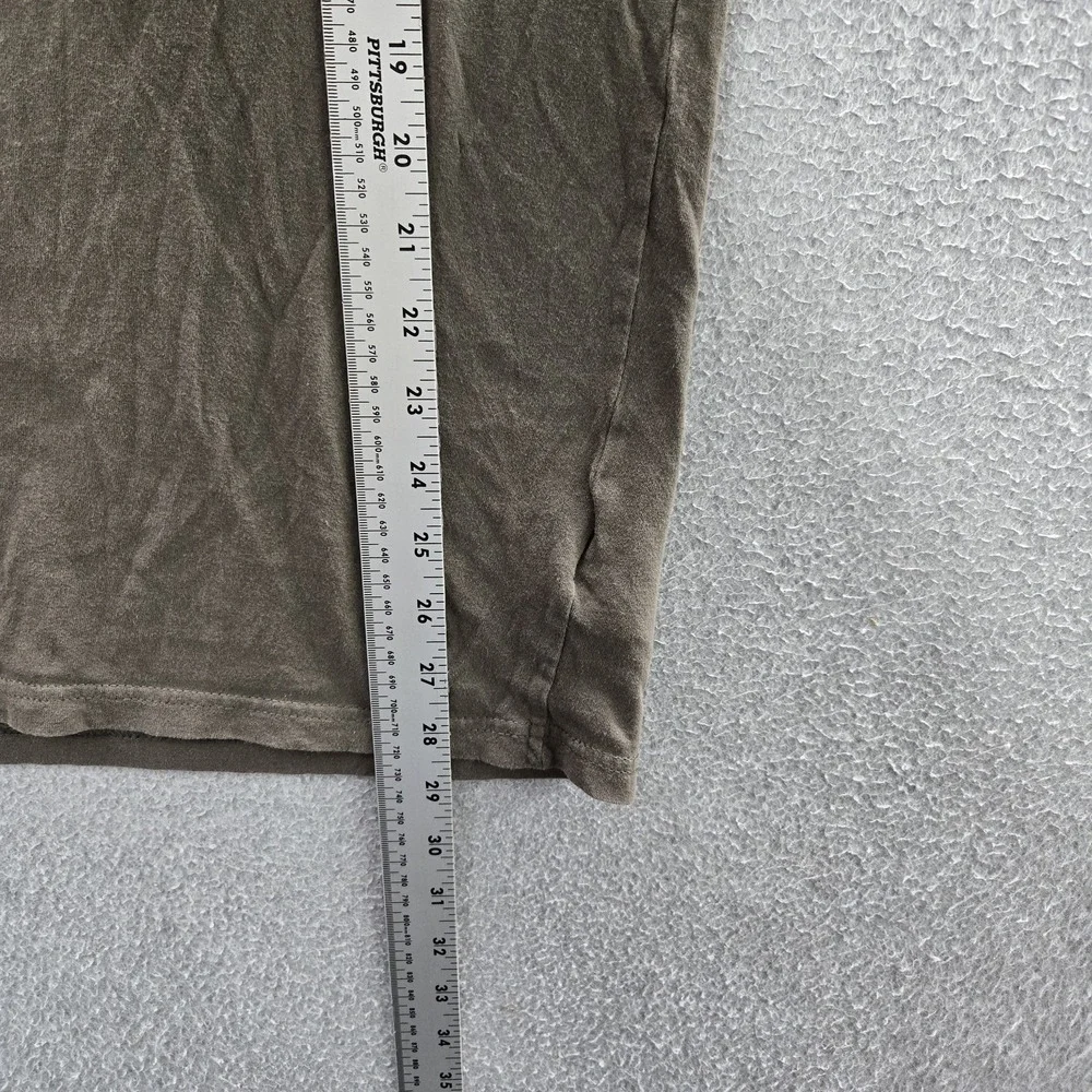 The North Face Men Shirt L Brown Logo Short‎ Sleeve